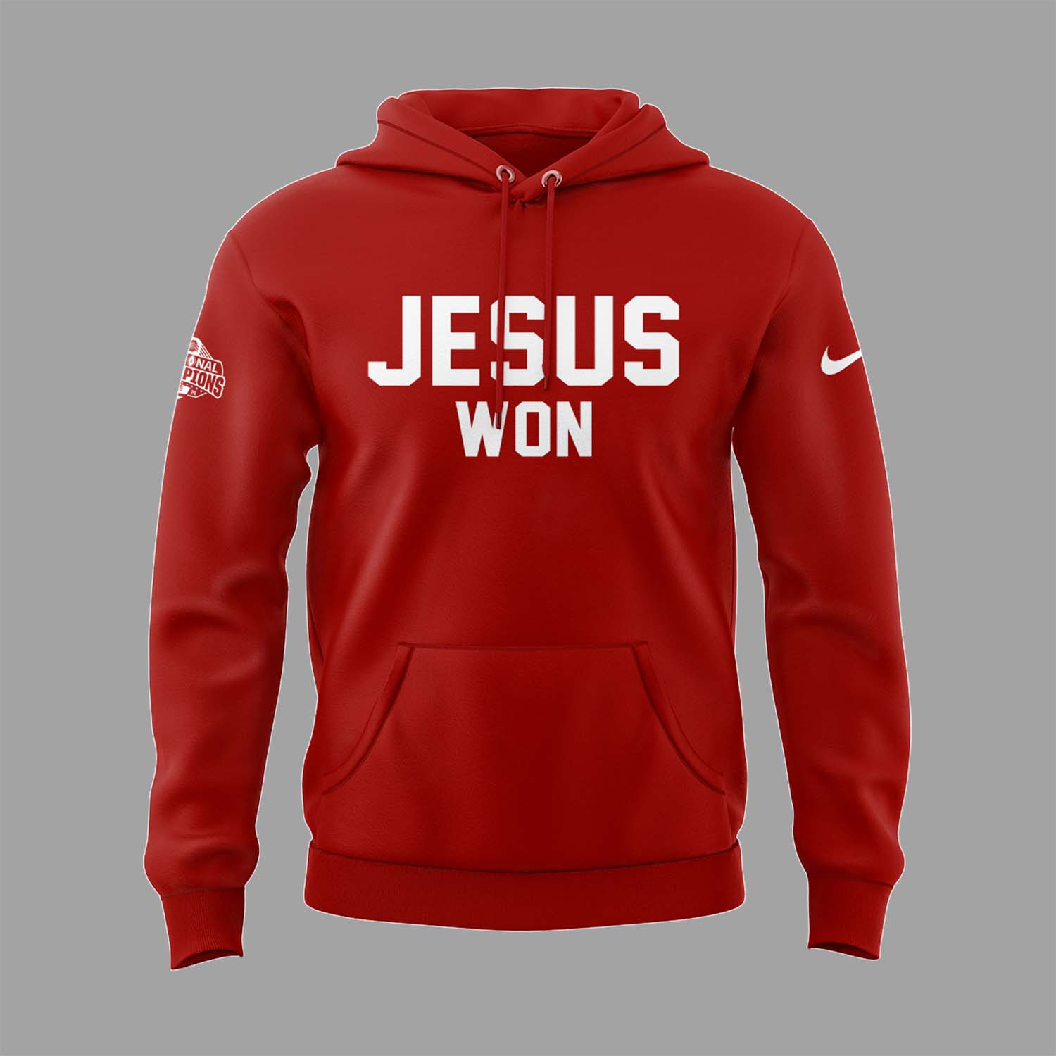 Ohio State Football JESUS WON 2024 National Champions Hoodie