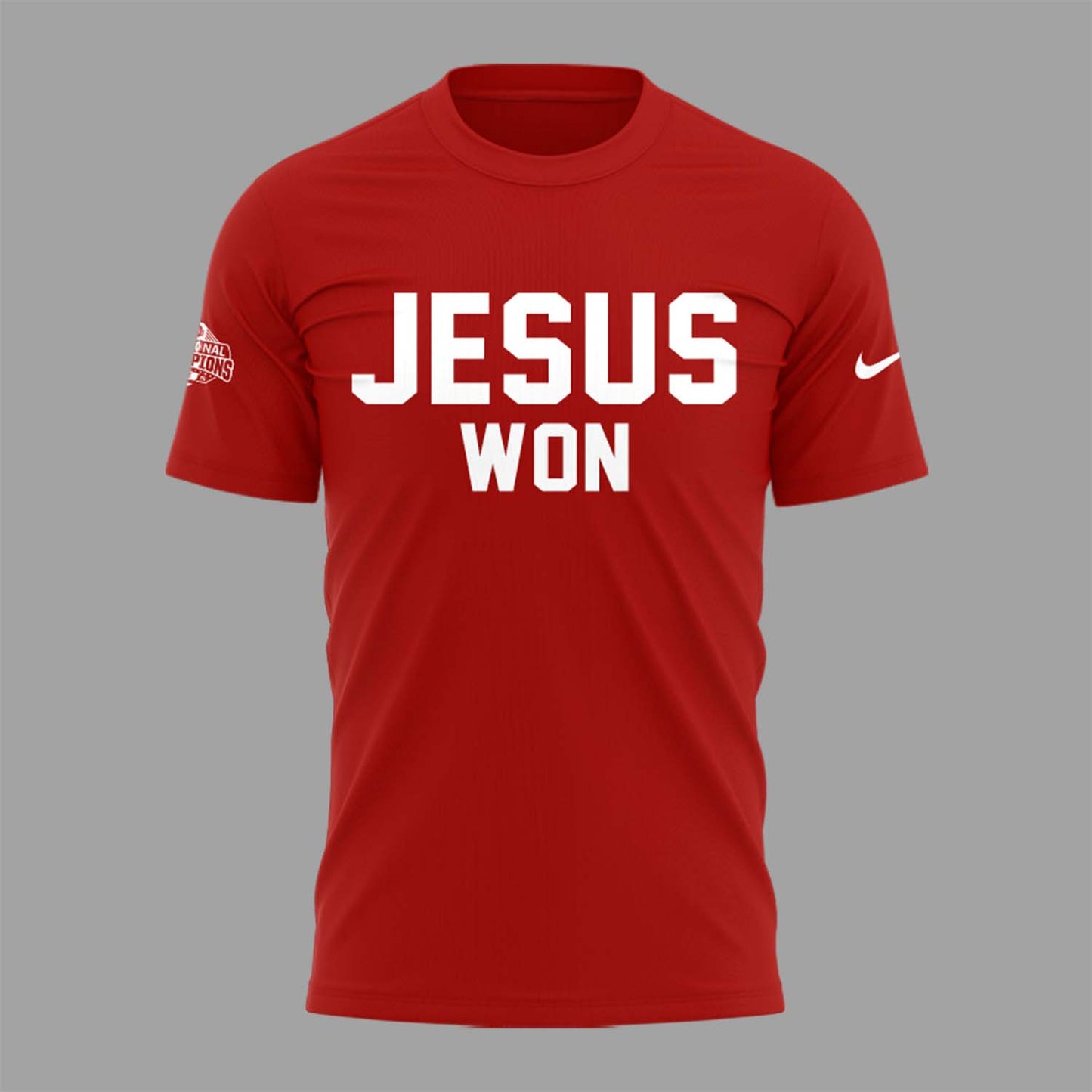 Ohio State Football JESUS WON 2024 National Champions T-Shirt
