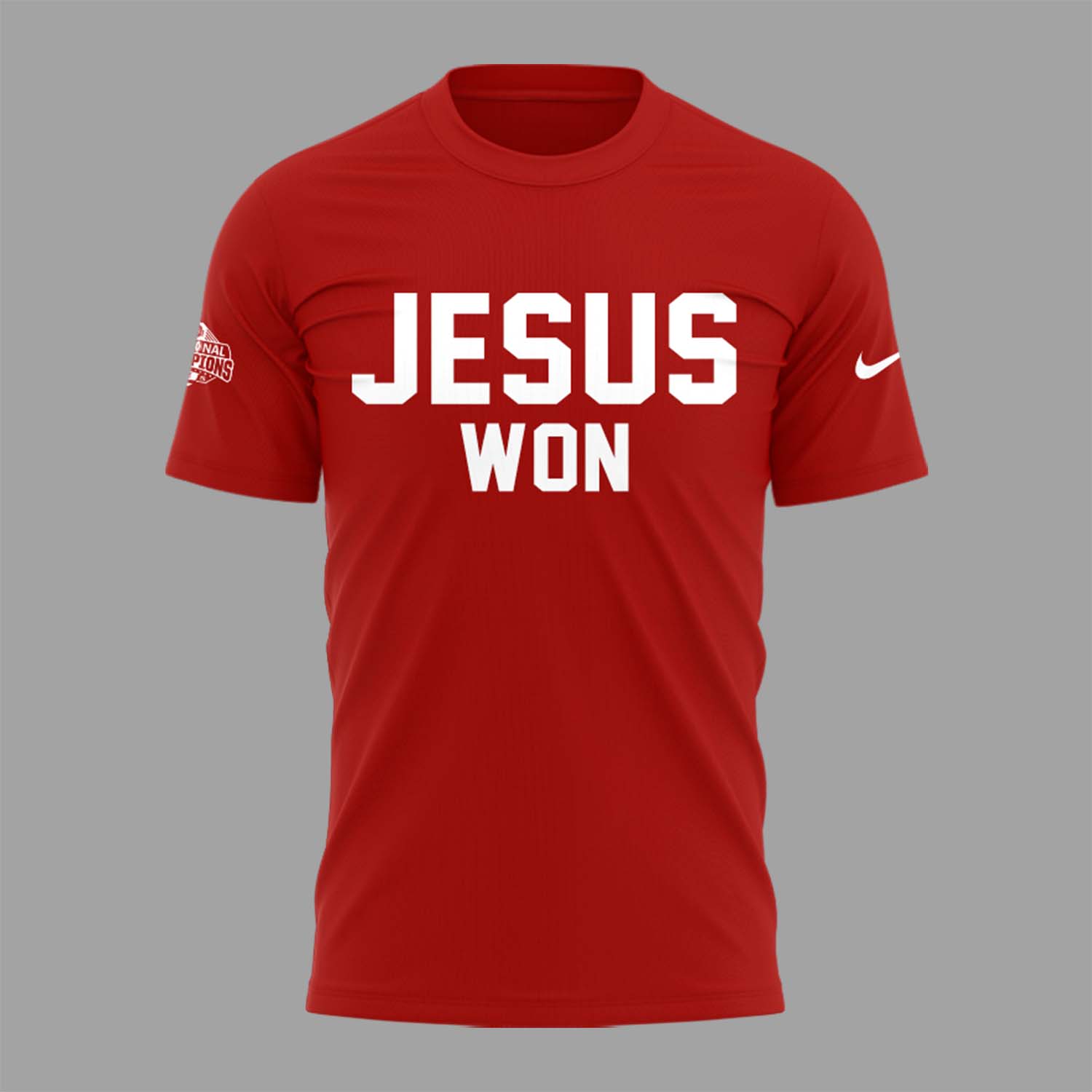 Ohio State Football JESUS WON 2024 National Champions T-Shirt