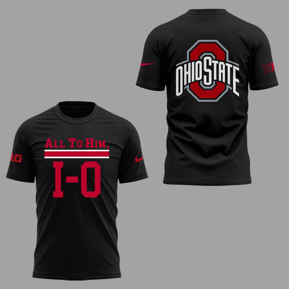 Special Edition “All to Him, I-O” Ohio Buckeyes Black T-Shirt