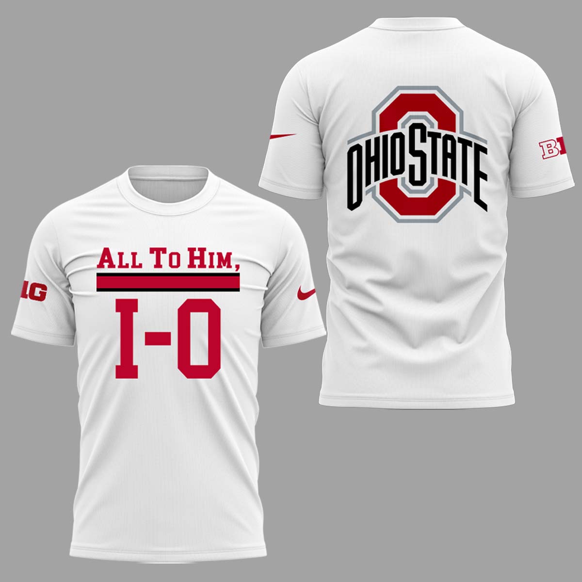 Special Edition “All to Him, I-O” Ohio Buckeyes White T-Shirt