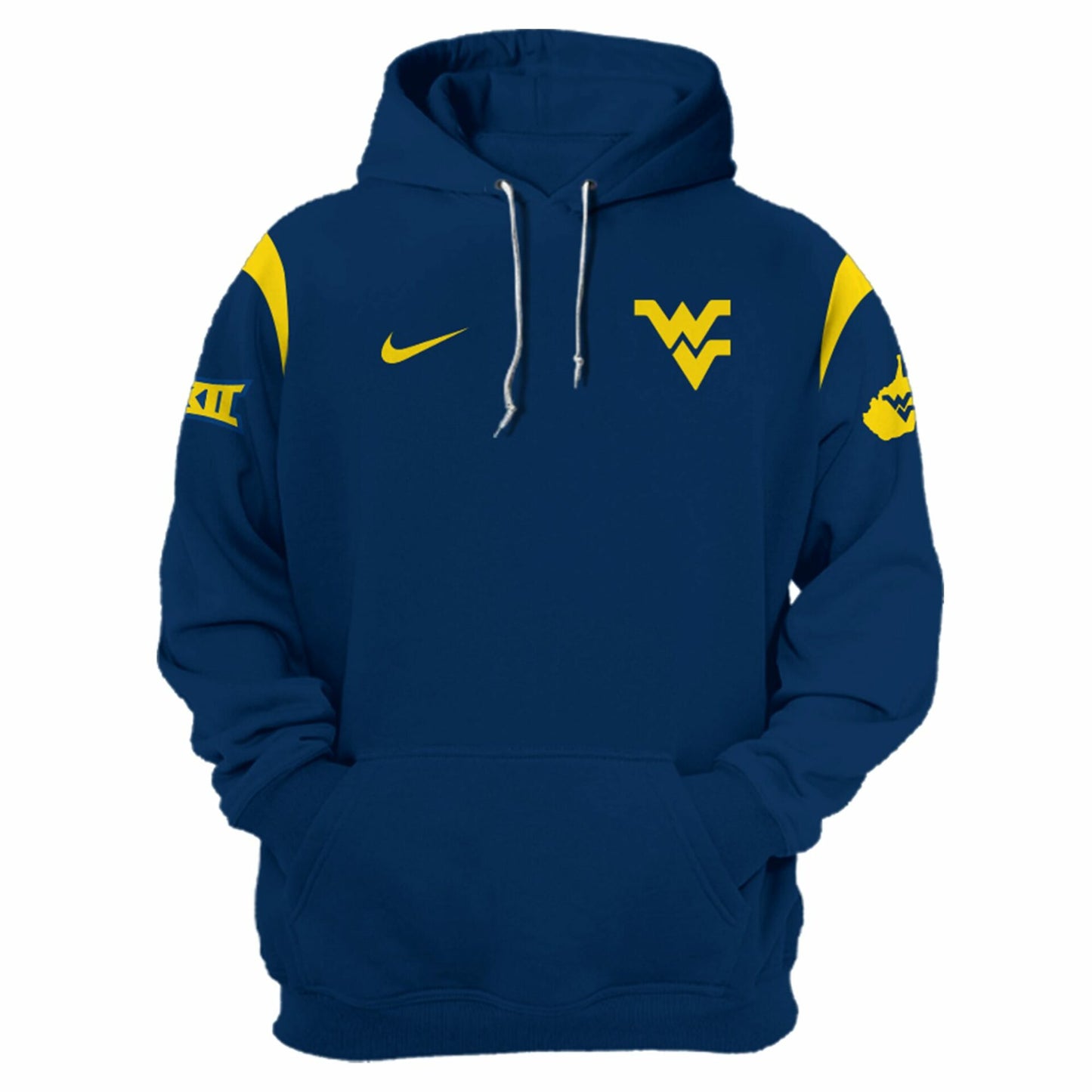 Premium West Virginia Mountaineers Gear - Limited Edition West VA Mountaineers Navy Hoodie - Unique Gift For Fan