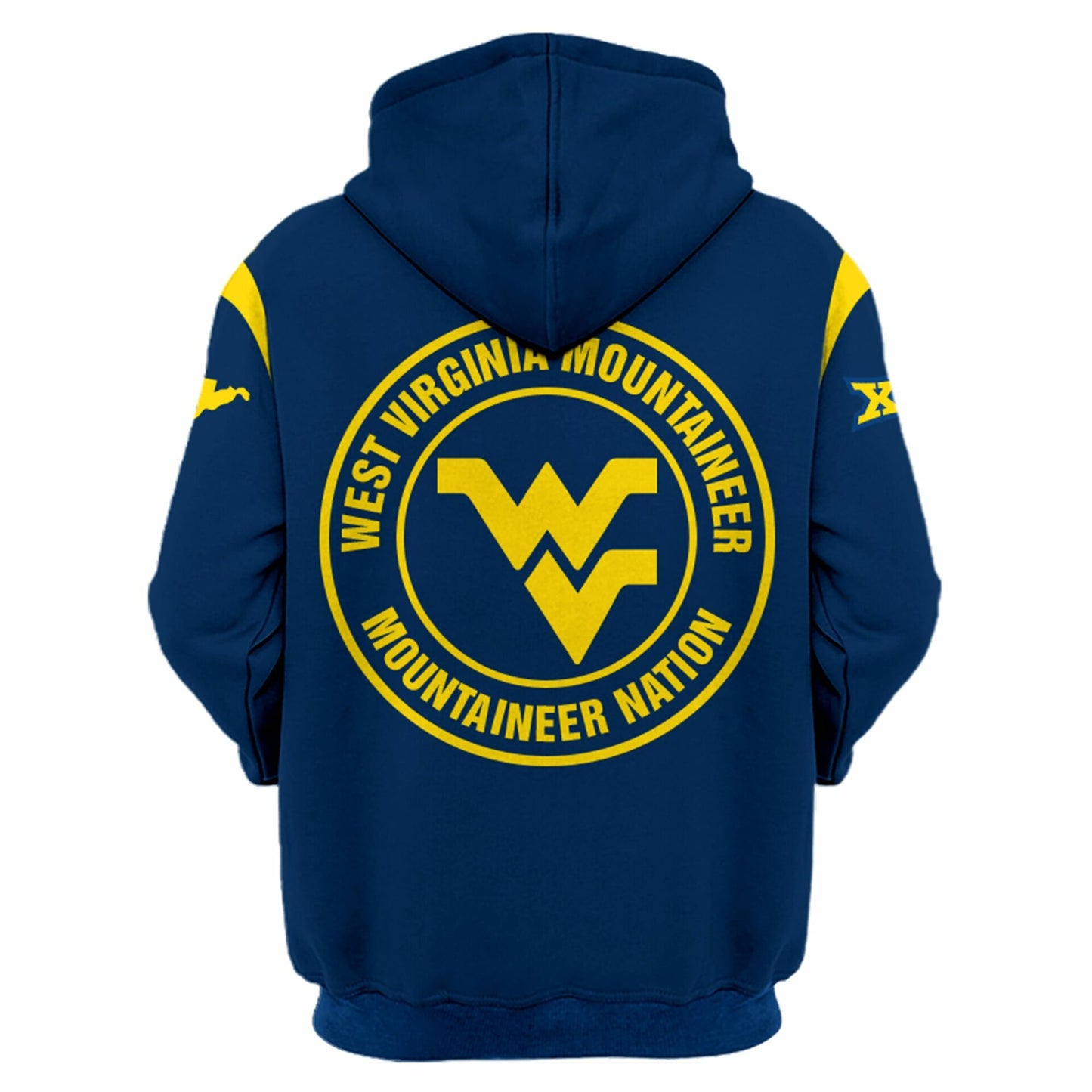 Premium West Virginia Mountaineers Gear - Limited Edition West VA Mountaineers Navy Hoodie - Unique Gift For Fan