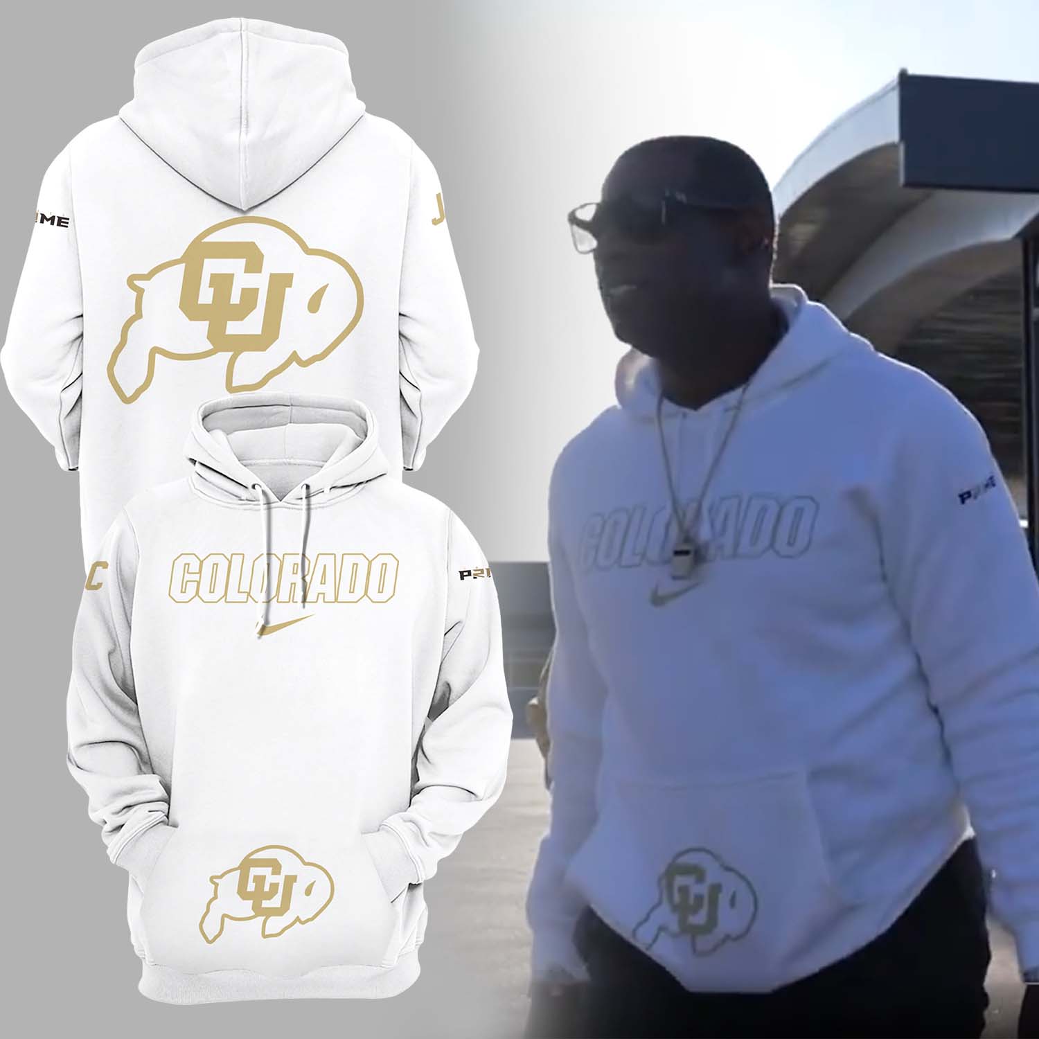 High-End Colorado Buffaloes Merch For Fan - Limited Edition CU Coach Prime Hoodie - Unique Gift For CU Lover - Colorado Buffaloes Gear - CB30