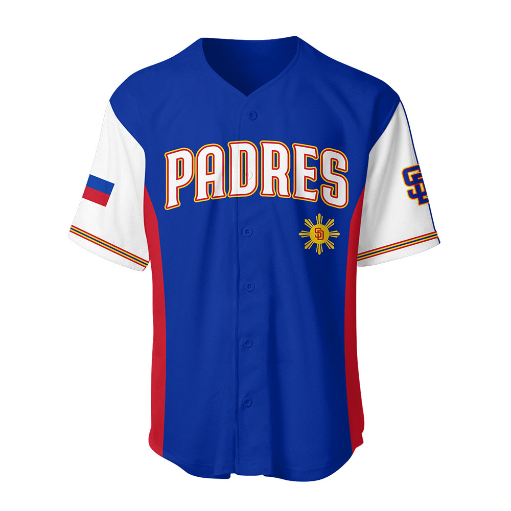 San Diego Padres Custom Jersey - 2024 Limited Filipino Heritage Night Jersey & Jogger, Cap Combo Version 2