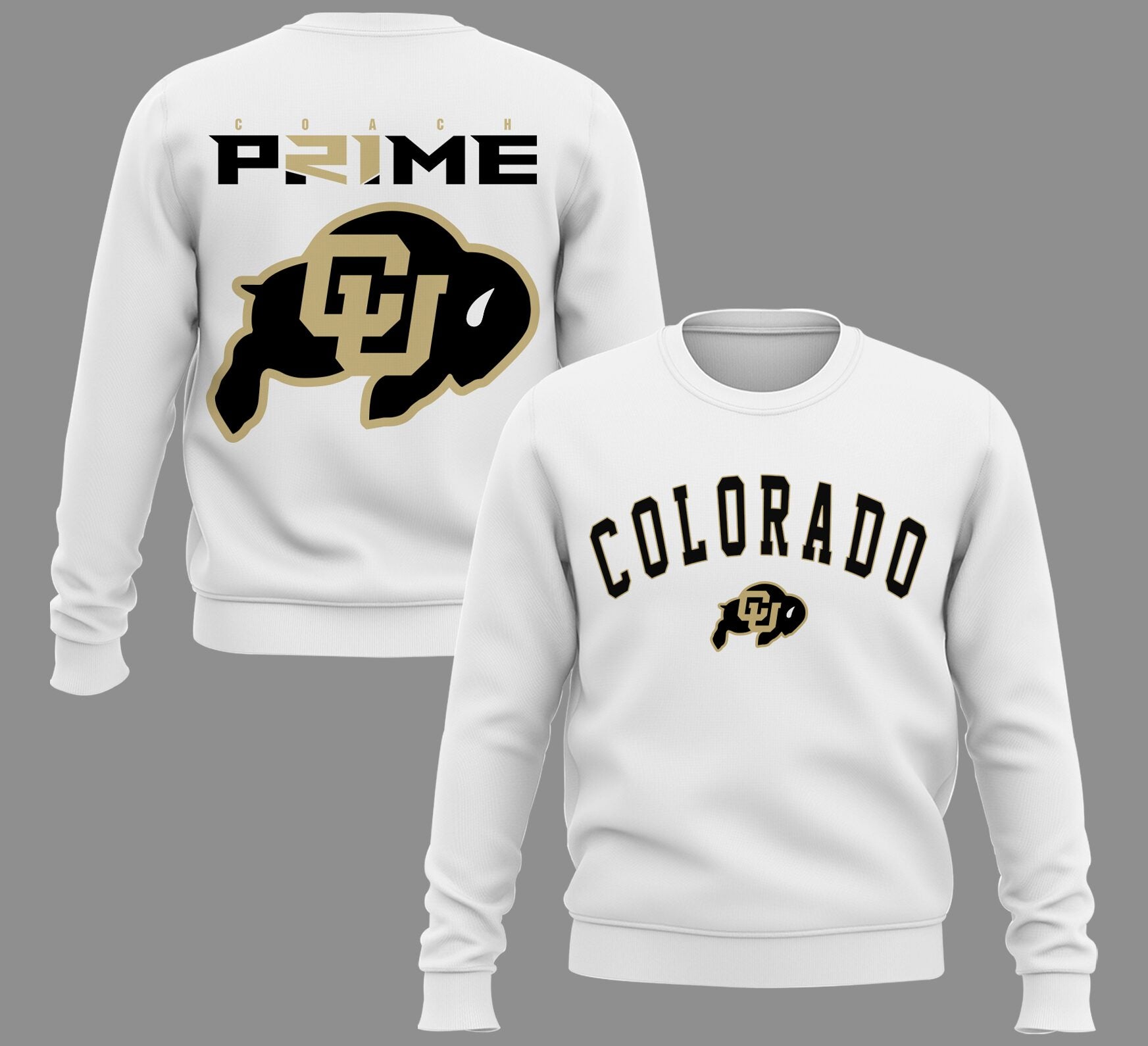 High-End Colorado Buffaloes Merch For Fan - Limited Edition 2024 White Zion Sweatshirt - Unique Gift For CU Lover - Colorado Buffaloes Gear