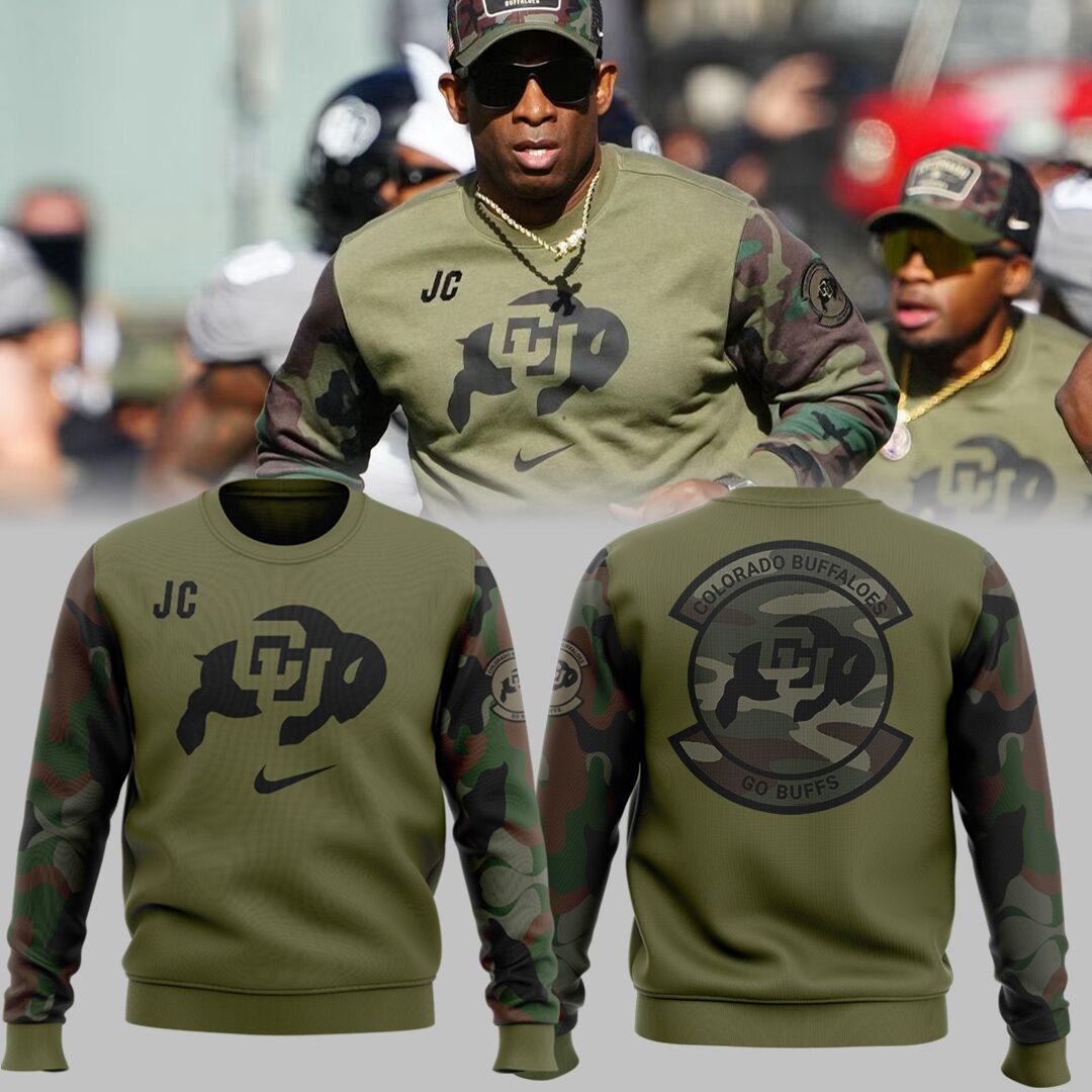 High-End Colorado Buffaloes Merch For Fan - Limited Edition 2024 Military Sweatshirt - Unique Gift For CU Lover - Colorado Buffaloes Gear