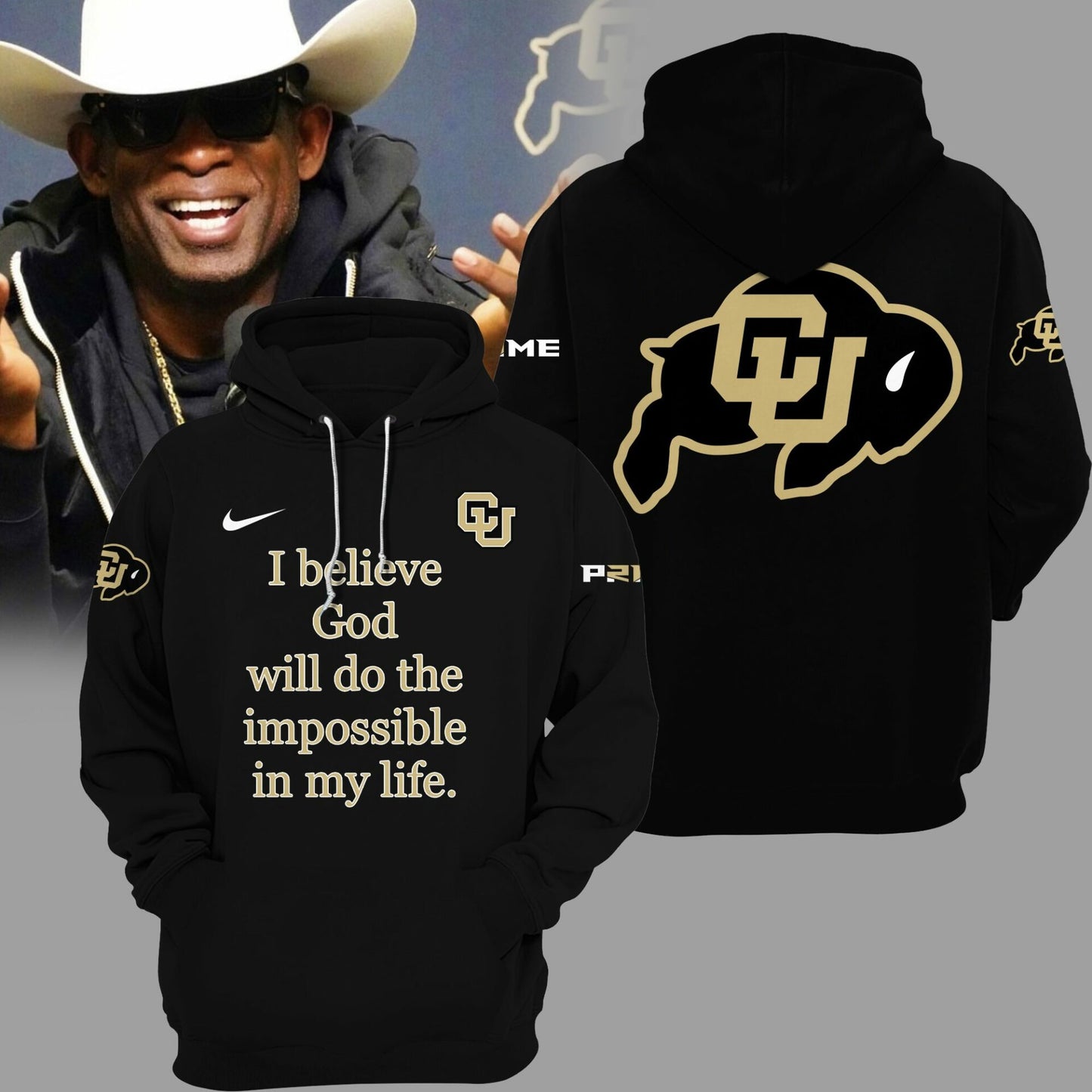 High-End Colorado Buffaloes Merch For Fan - Limited Edition 2024  Black Pullover Hoodie - Unique Gift For CU Lover - Colorado Buffaloes Gear - CB23