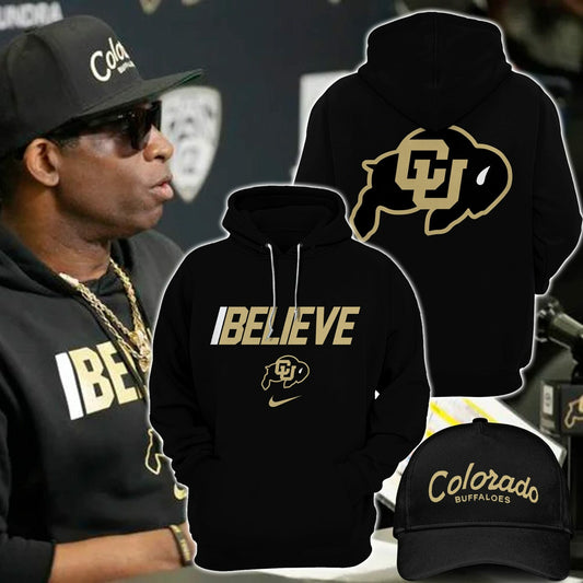 High-End Colorado Buffaloes Merch For Fan - Limited Edition 2024 IBelieve Pullover Hoodie - Unique Gift For CU Lover - Colorado Buffaloes Gear - CB21