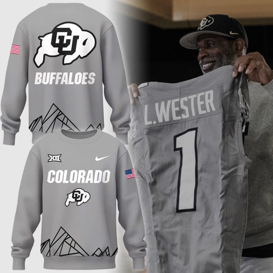 High-End Colorado Buffaloes Merch For Fan - Colorado Buffaloes College Football 2024  Limited Grey Sweatshirt - Unique Gift For CU Lover - Colorado Buffaloes Gear