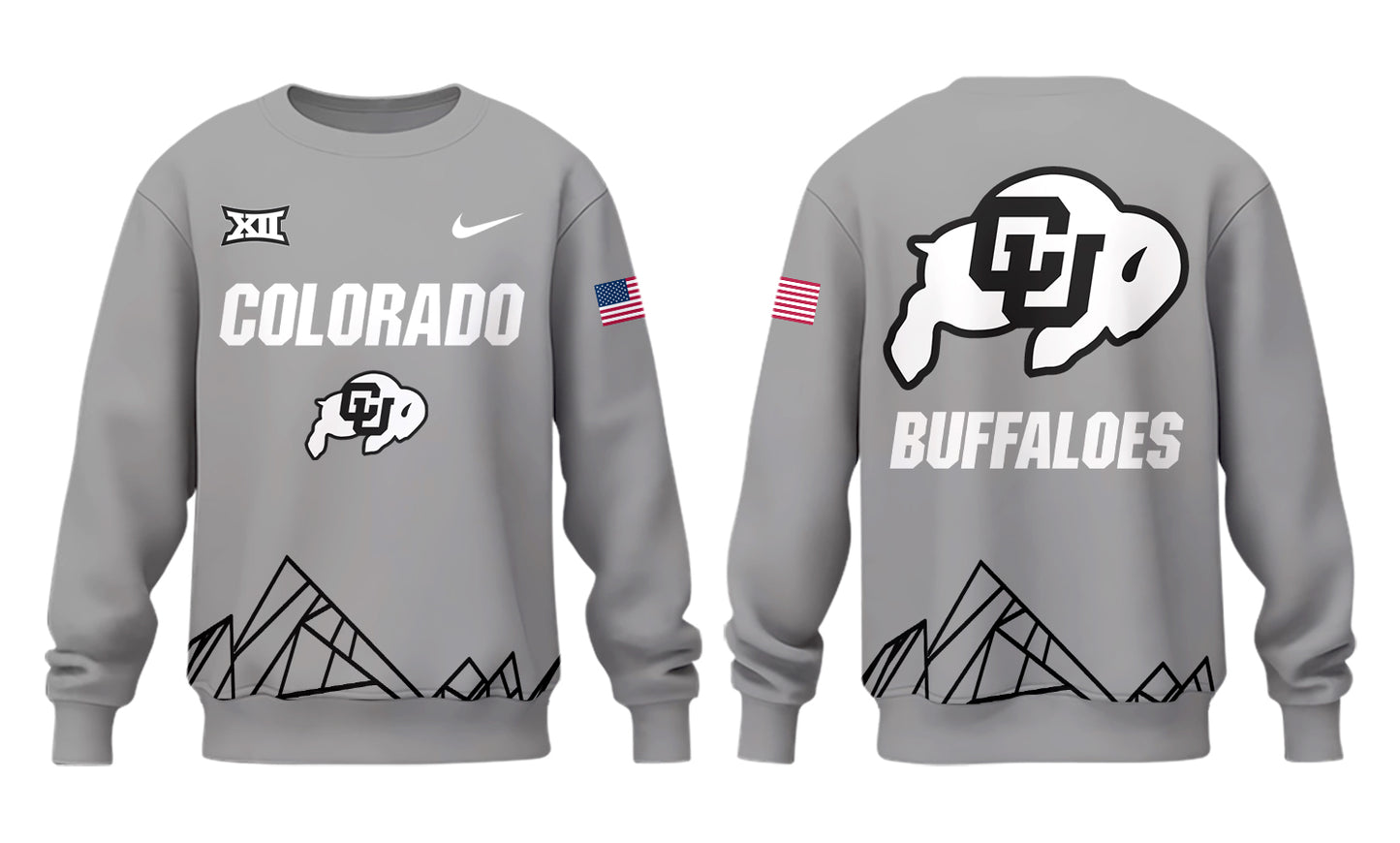 High-End Colorado Buffaloes Merch For Fan - Colorado Buffaloes College Football 2024  Limited Grey Sweatshirt - Unique Gift For CU Lover - Colorado Buffaloes Gear