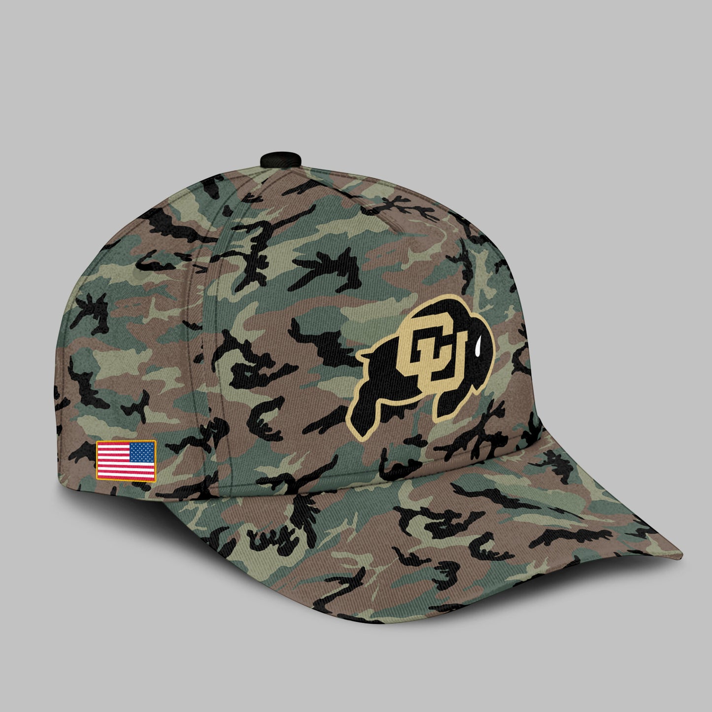 High-End Colorado Buffaloes Merch For Fan - Limited Edition Colorado Buffaloes College Football Veteran Camo Zip Hoodie - Unique Gift For CU Lover - Colorado Buffaloes Gear CB06