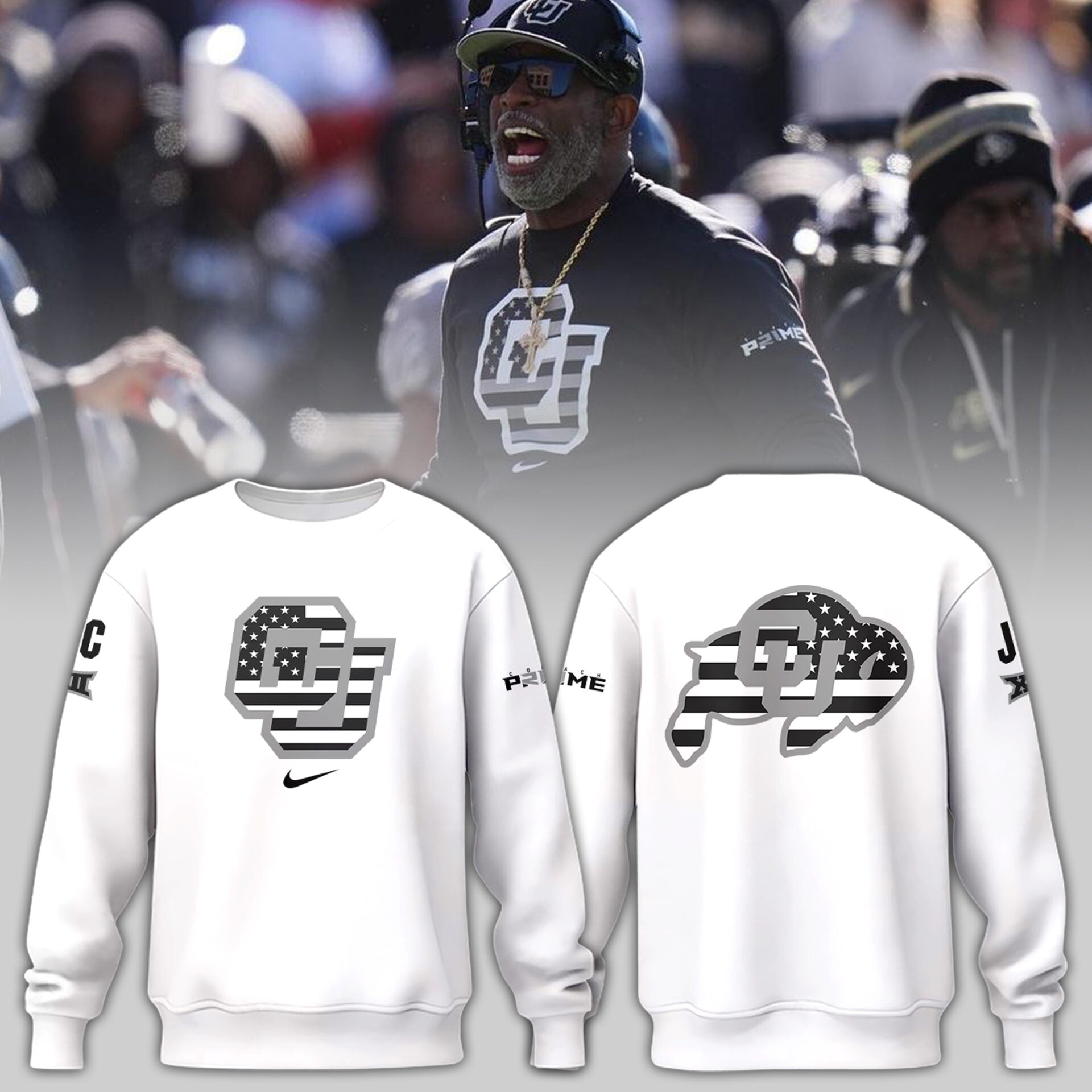 High-End Colorado Buffaloes Merch For Fan - Colorado Buffaloes  2024 Limited Veterans White Sweatshirt - Unique Gift For CU Lover - Colorado Buffaloes Gear