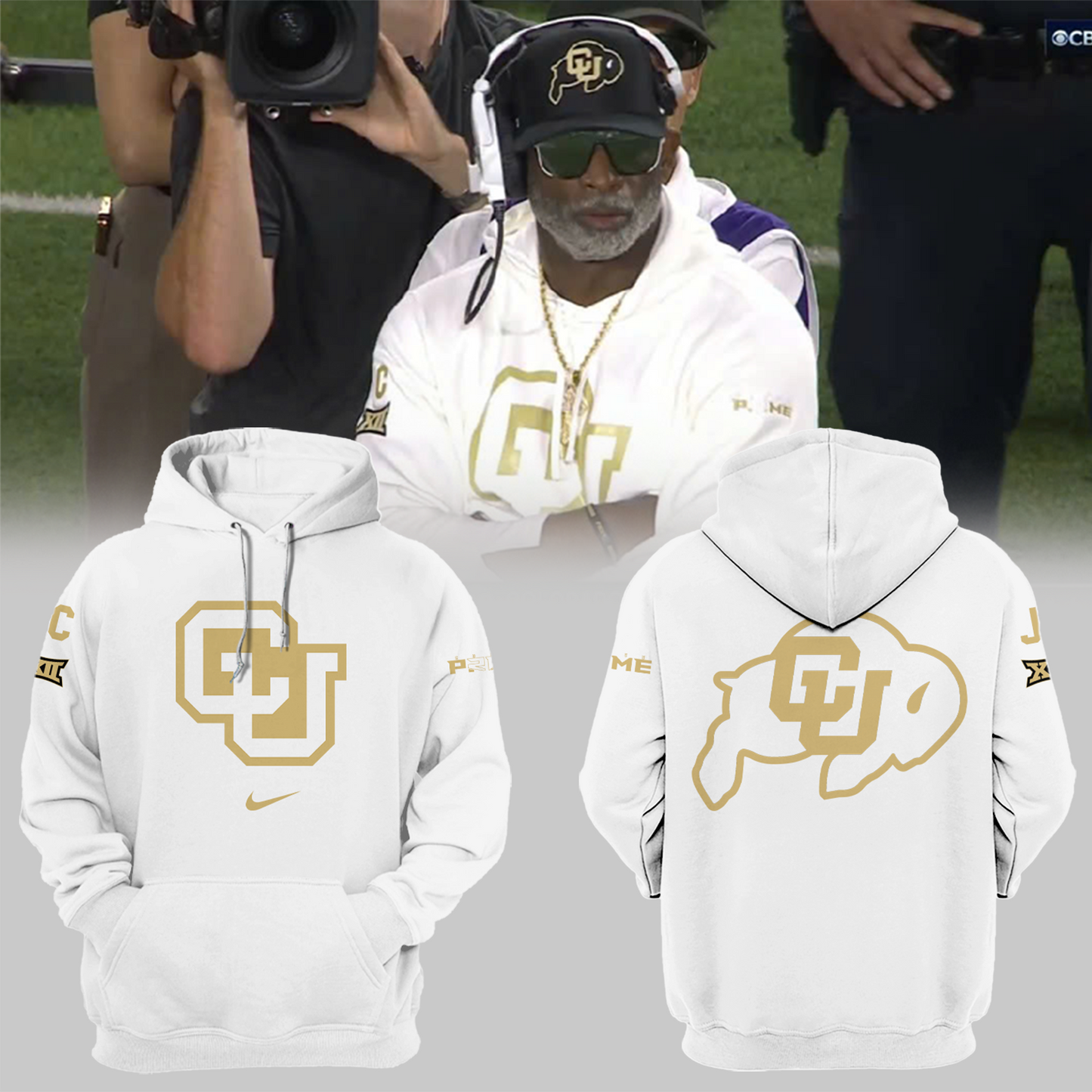 High-End Colorado Buffaloes Merch For Fan - Limited Edition CU Coach Prime Hoodie - Unique Gift For CU Lover - Colorado Buffaloes Gear - CB28