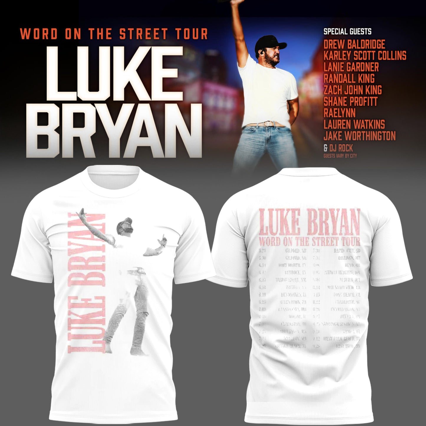 LB "Word On The Street Tour" 🎤🤠 Shirt-PU26060313