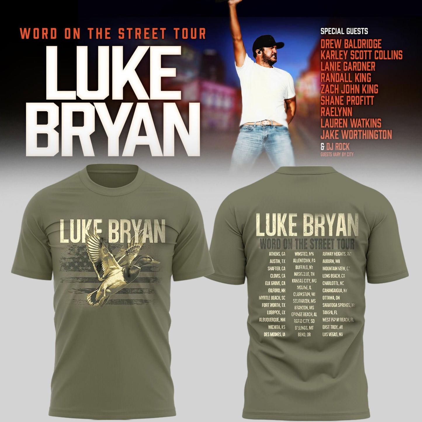 LB "Word On The Street Tour" 🎤🤠 Shirt-PU26060315