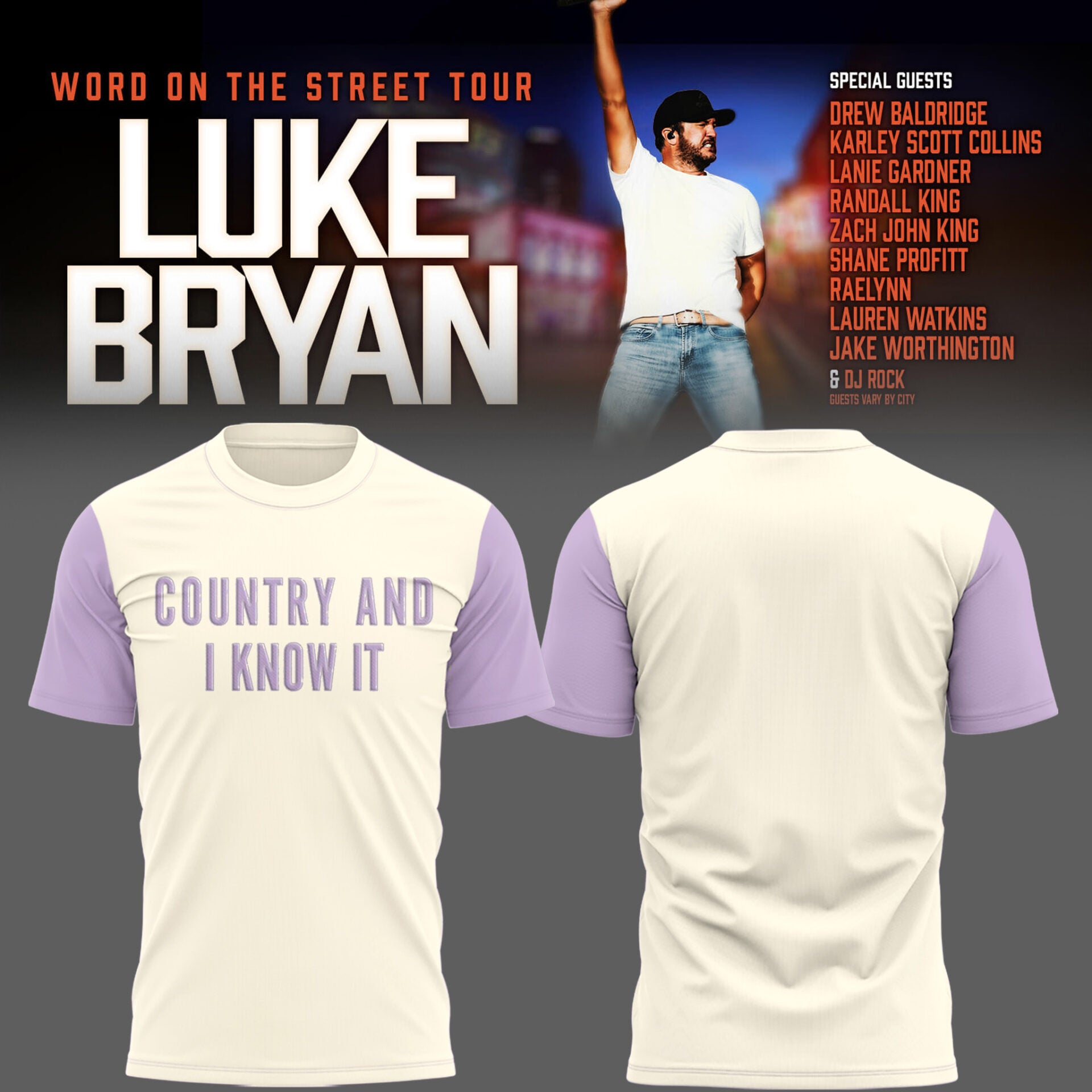LB "Word On The Street Tour" 🎤🤠 Shirt-PU26060317