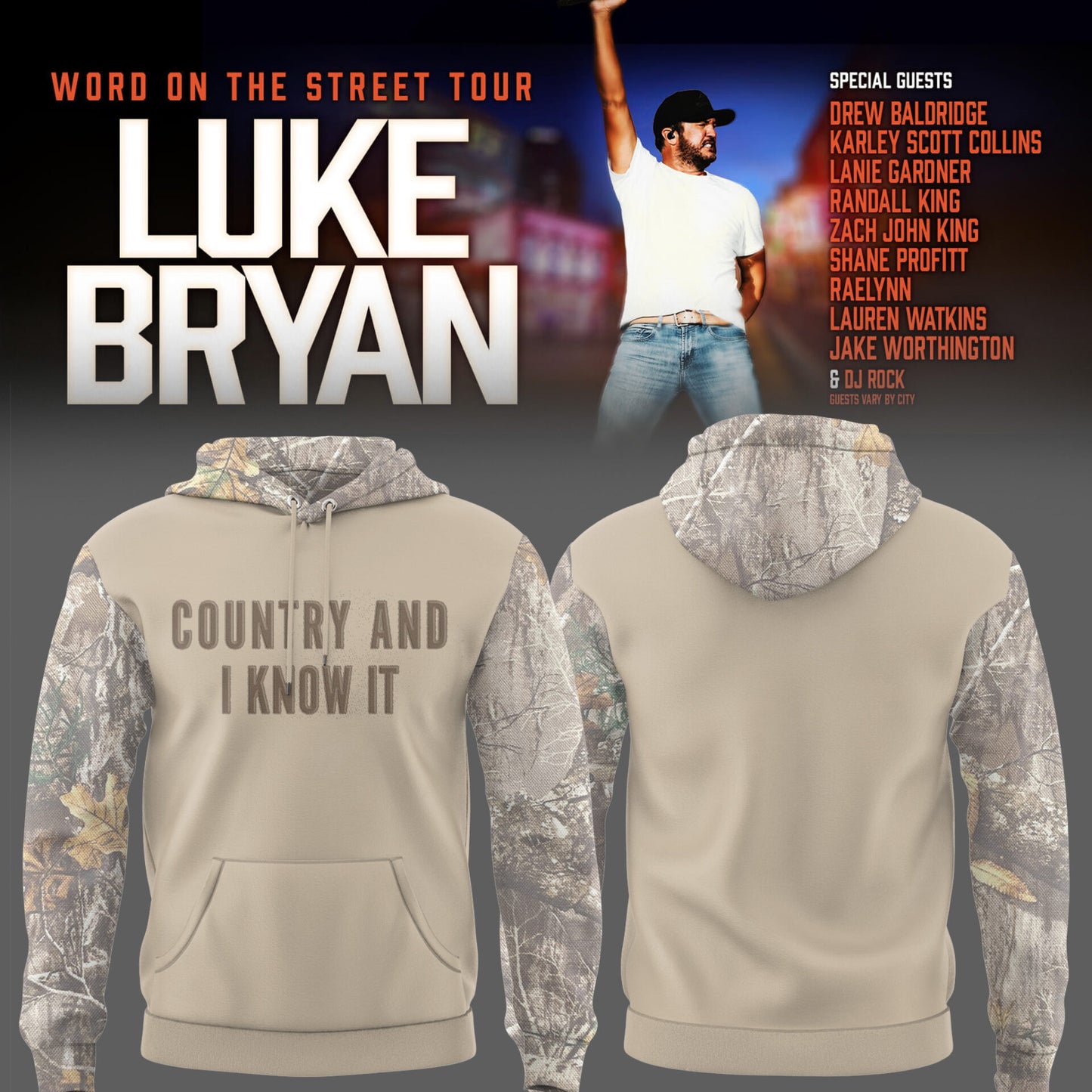 LB "Word On The Street Tour" 🎤🤠 Hoodie-PU26060320