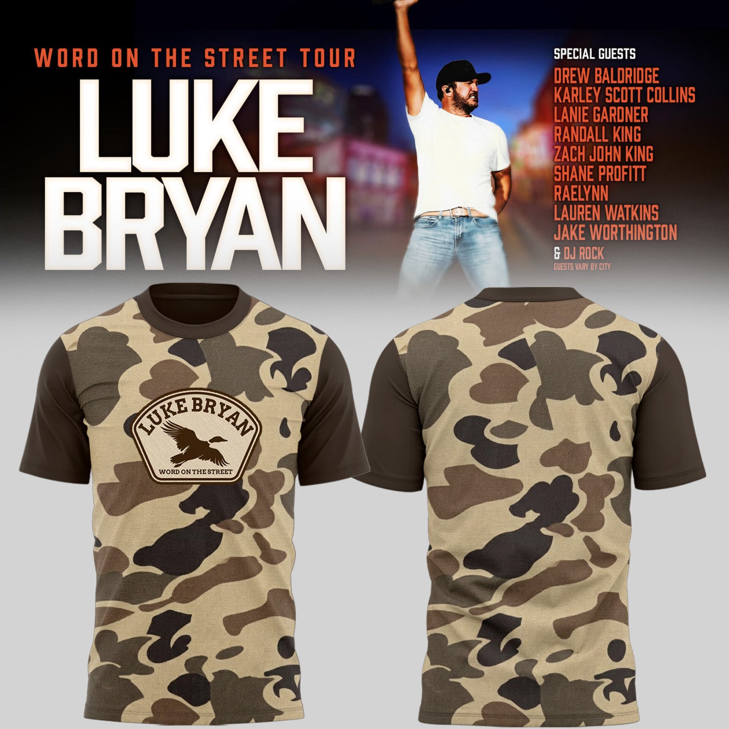 LB "Word On The Street Tour" 🎤🤠 Shirt-PU26060321