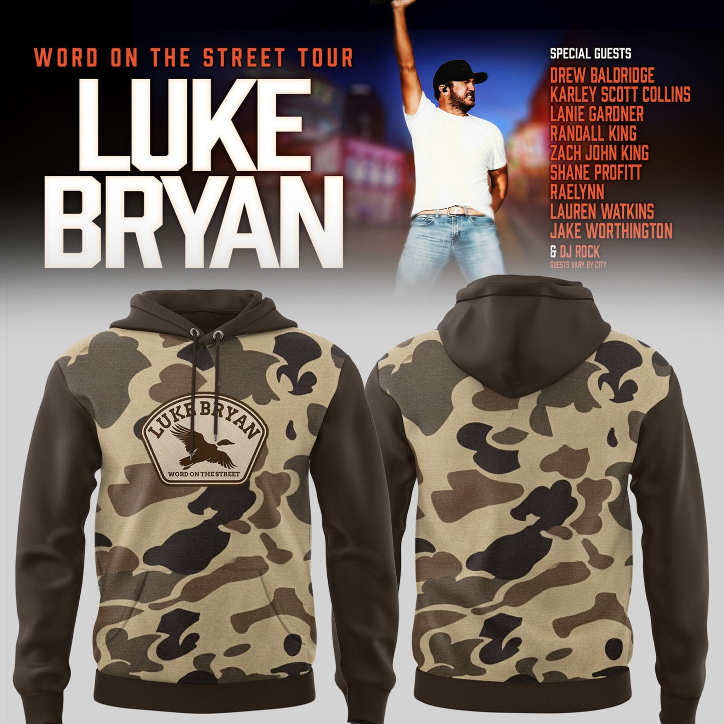LB "Word On The Street Tour" 🎤🤠 Hoodie-PU26060322