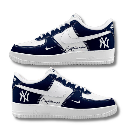 2025 Premium New York Yankees World Series Shoe - New York Yankees Custom Name For Fans Classic AF1