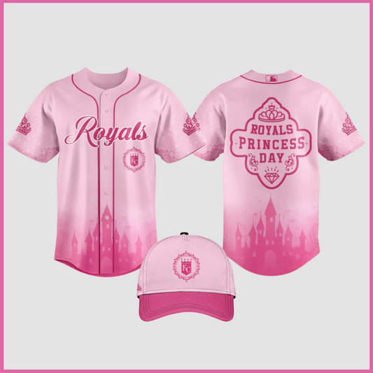 Kansas City Royals Pink Jersey For Princess Day 2025 Season