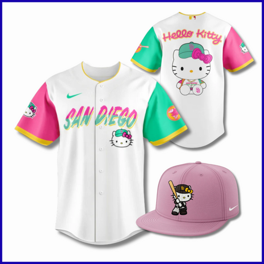 San Diego Padres Hello Kitty Night Jersey 2025 Season