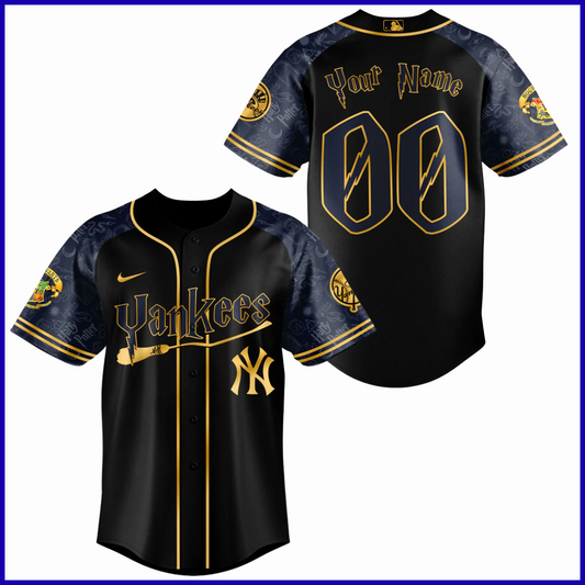 New York Yankees x Harry Potter Night Game Baseball Jersey 2025