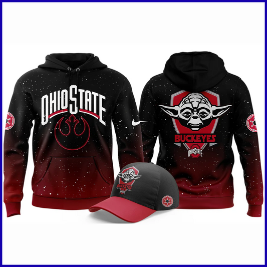 Premium Ohio State Buckeyes 2025 Star Wars Darth Vader Hoodie