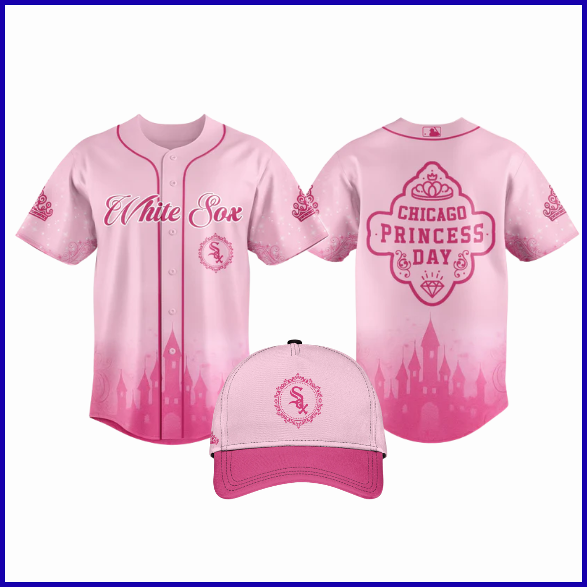 Chicago White Sox Pink Jersey For Princess Day 2025 Season