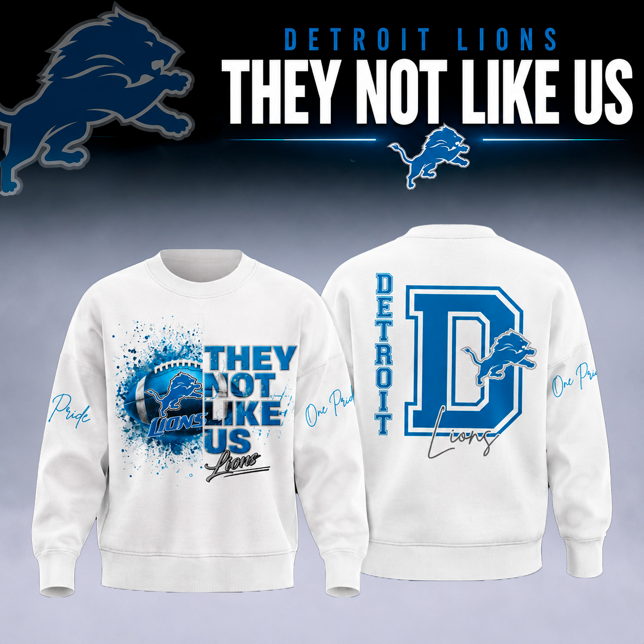Lions Fans - "They Not Like Us" Limited Edition Sweater
