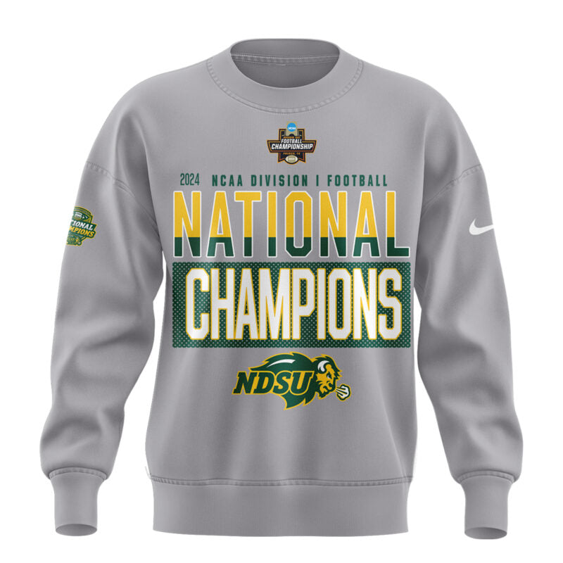 NDSU Football Sweatshirt 2025 - 10 TIME NATIONAL CHAMPIONSHIP! North Dakota State Bison Shirt