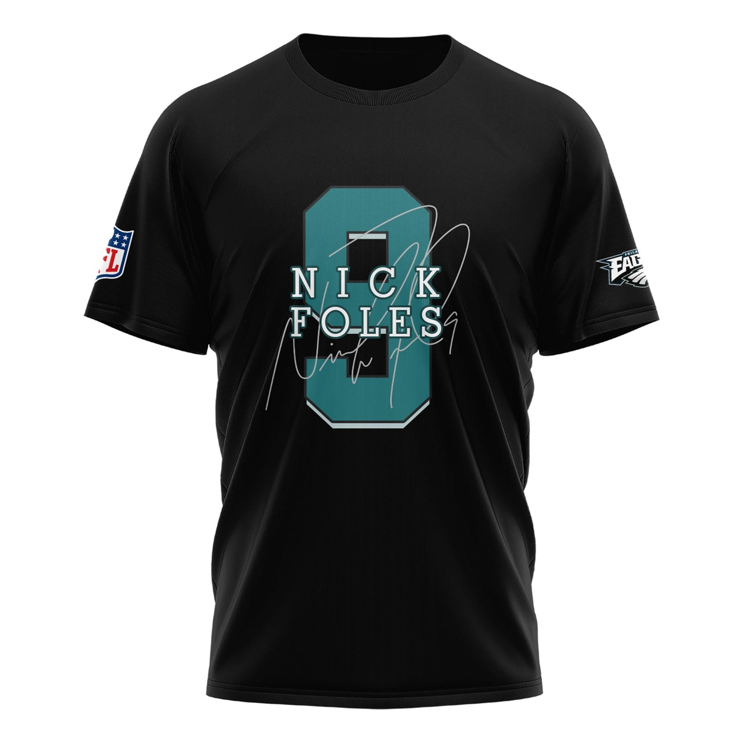 Philadelphia Eagles Shirt For Fans - Philadelphia Eagles Nick Foles Shirt - Nick Foles 9 Shirt Black