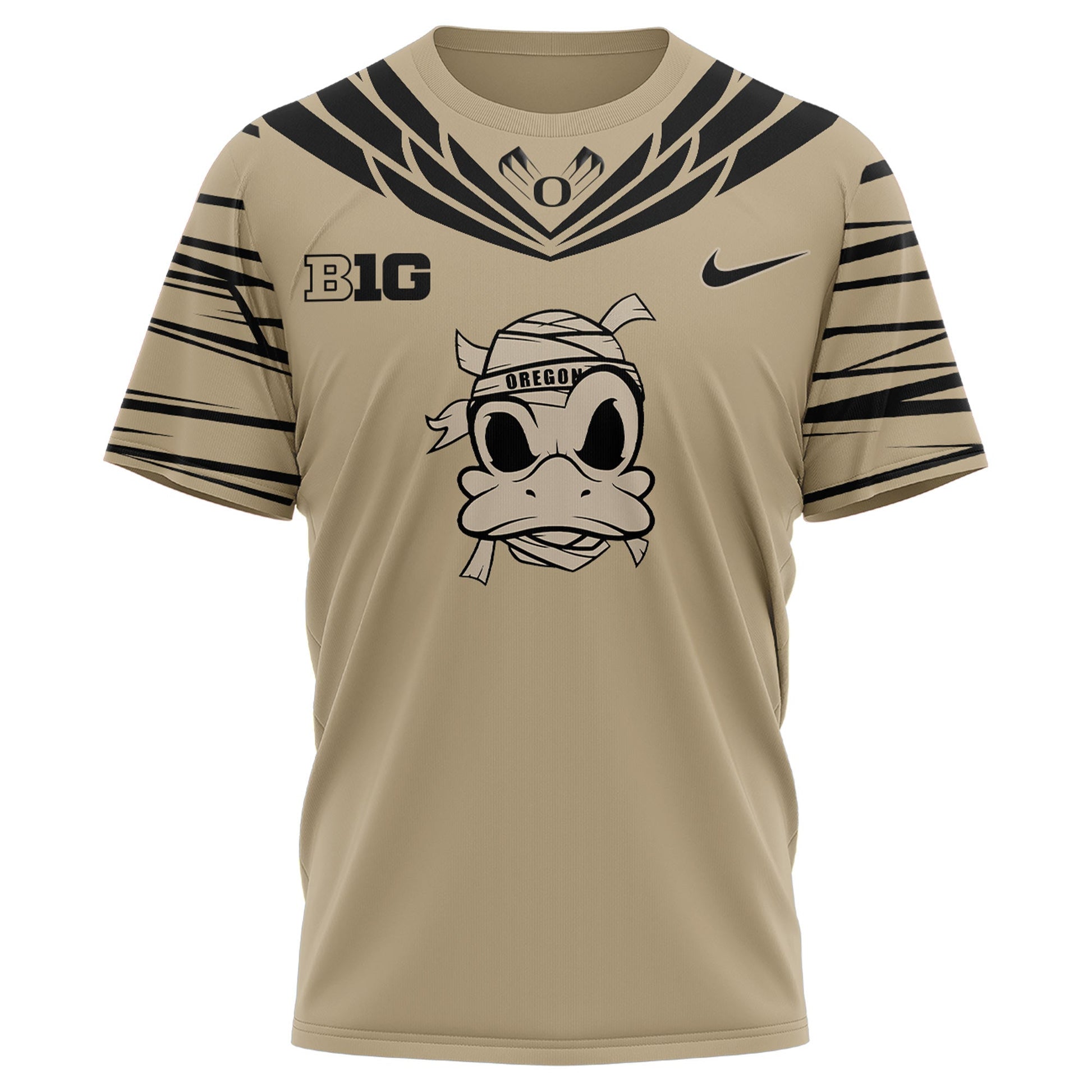 Oregon Grit Strength T-Shirt For Oregon Football Fan