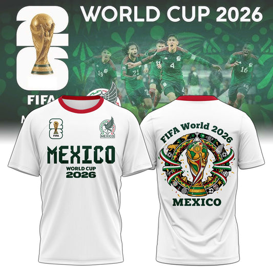 Mexican National Soccer Team Special World Cup 26 Limited Edition T.shirt