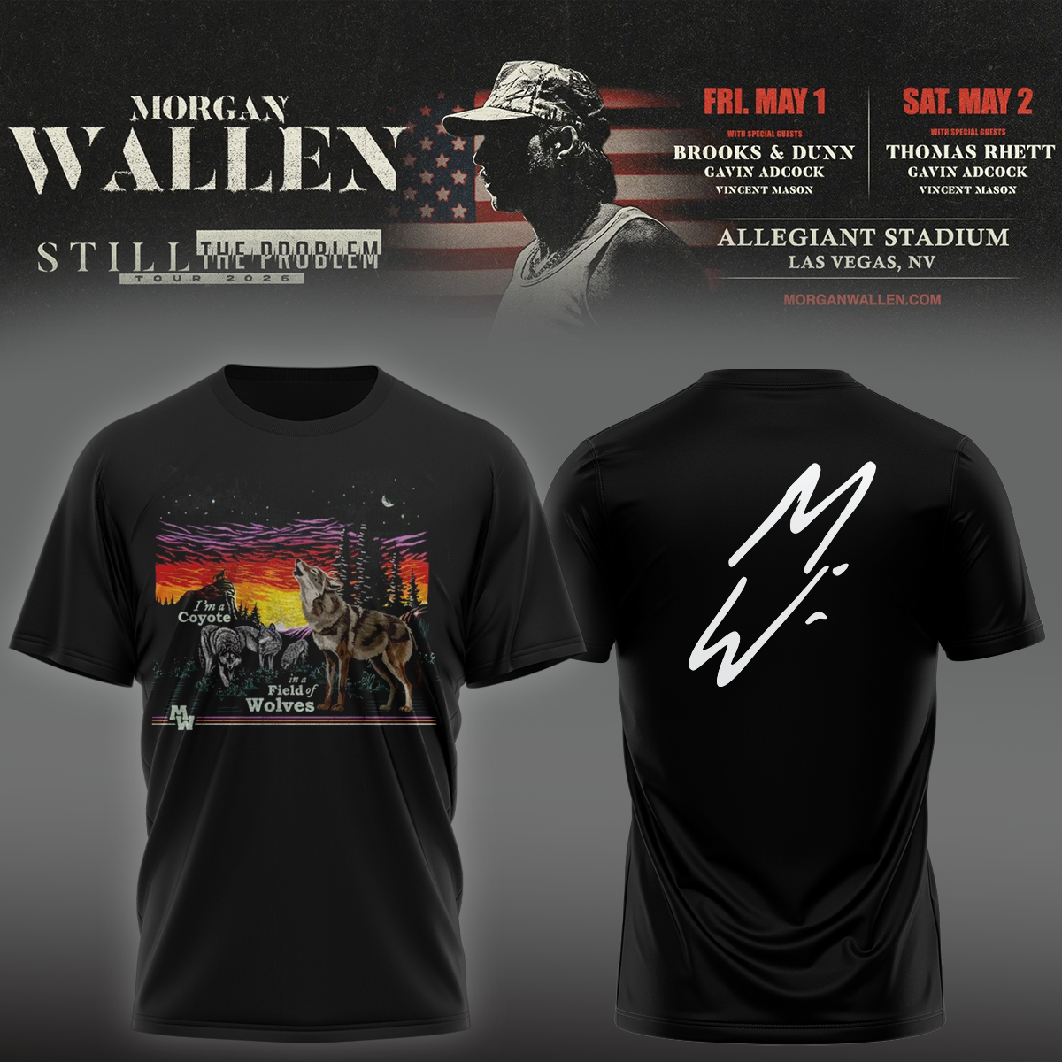 Morgan Wallen Still The Problem Tour 2026 Shirt