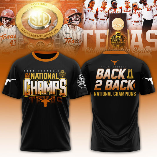 ,Texas Longhorns SoftBall Championship 2026 Women’s College World Series Tshirt