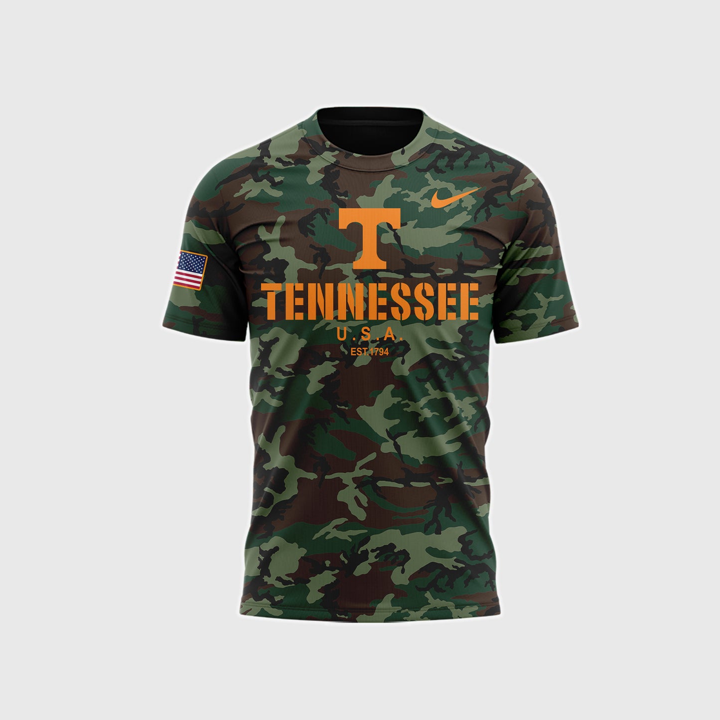 Tennessee Volunteers Premium Shirt For Fan - Tennessee Vols Football 2024 Military Appreciation Club T-Shirt- Unique Veteran Days Gift For Fan TV01