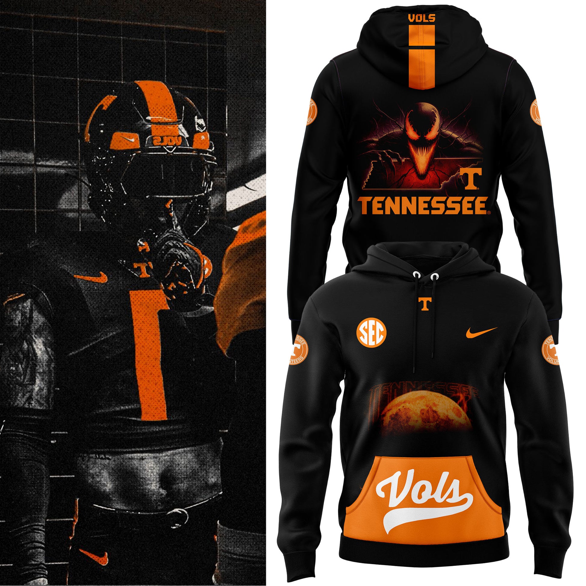 Tennessee Football "Dark Mode" Hoodie 2024