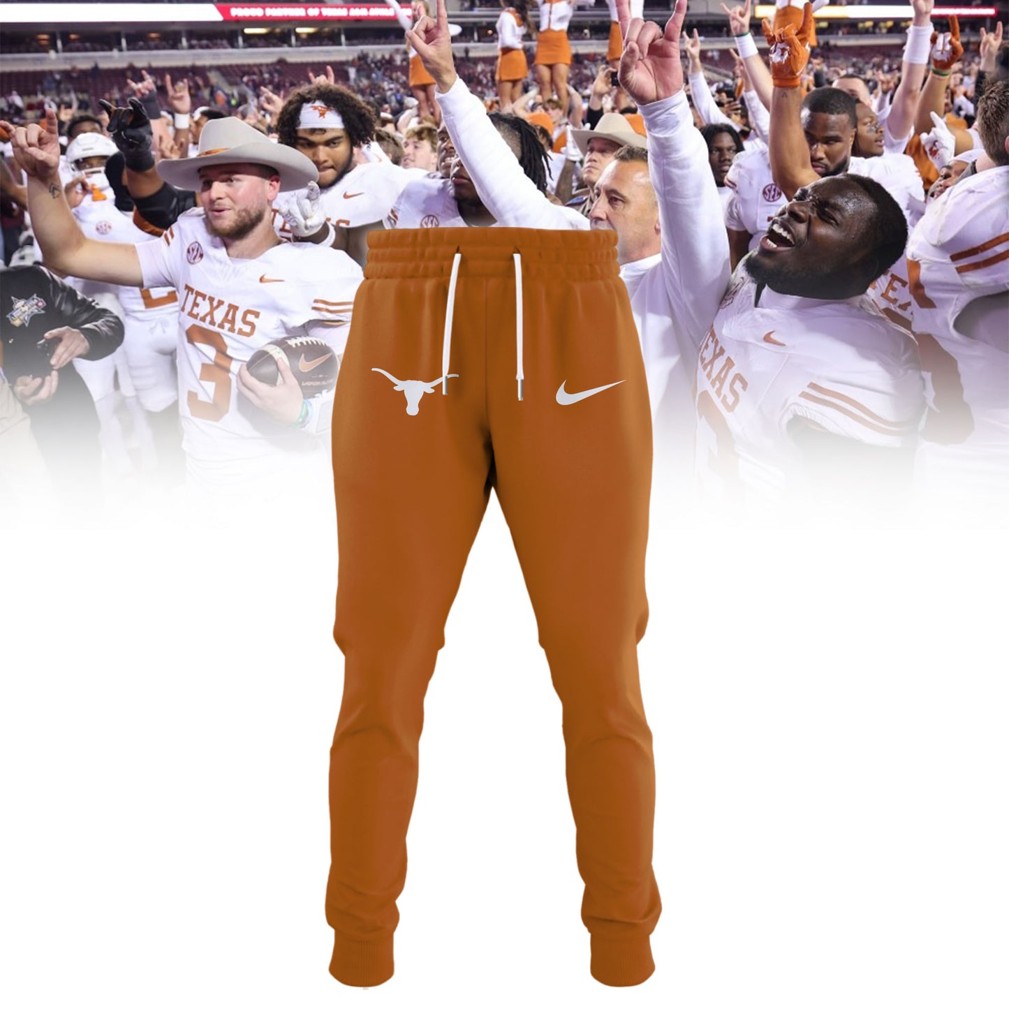 2025 Texas Longhorns Premium Merch - Texas Longhorns 2025 Chick-fil-A Peach Bowl Champions Limited Orange Hoodie - Unique Gift For Texas Longhorns Fan