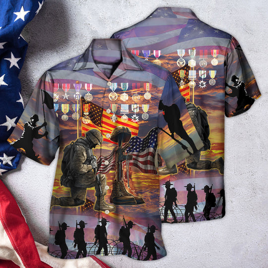 Veteran Few With Lot Of Metals Hawaiian Shirt | HW3285