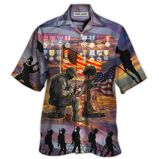 Veteran Few With Lot Of Metals Hawaiian Shirt | HW3285