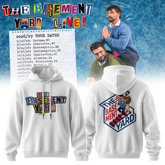 .The Basement Yard Live Hoodie – White Edition