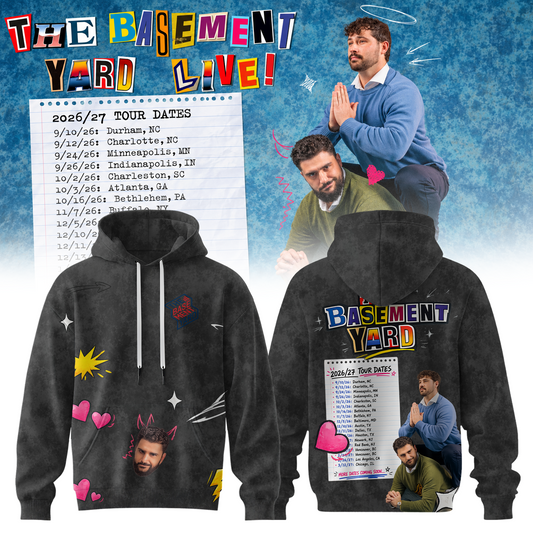 The Basement Yard Live Hoodie – Black Edition 1
