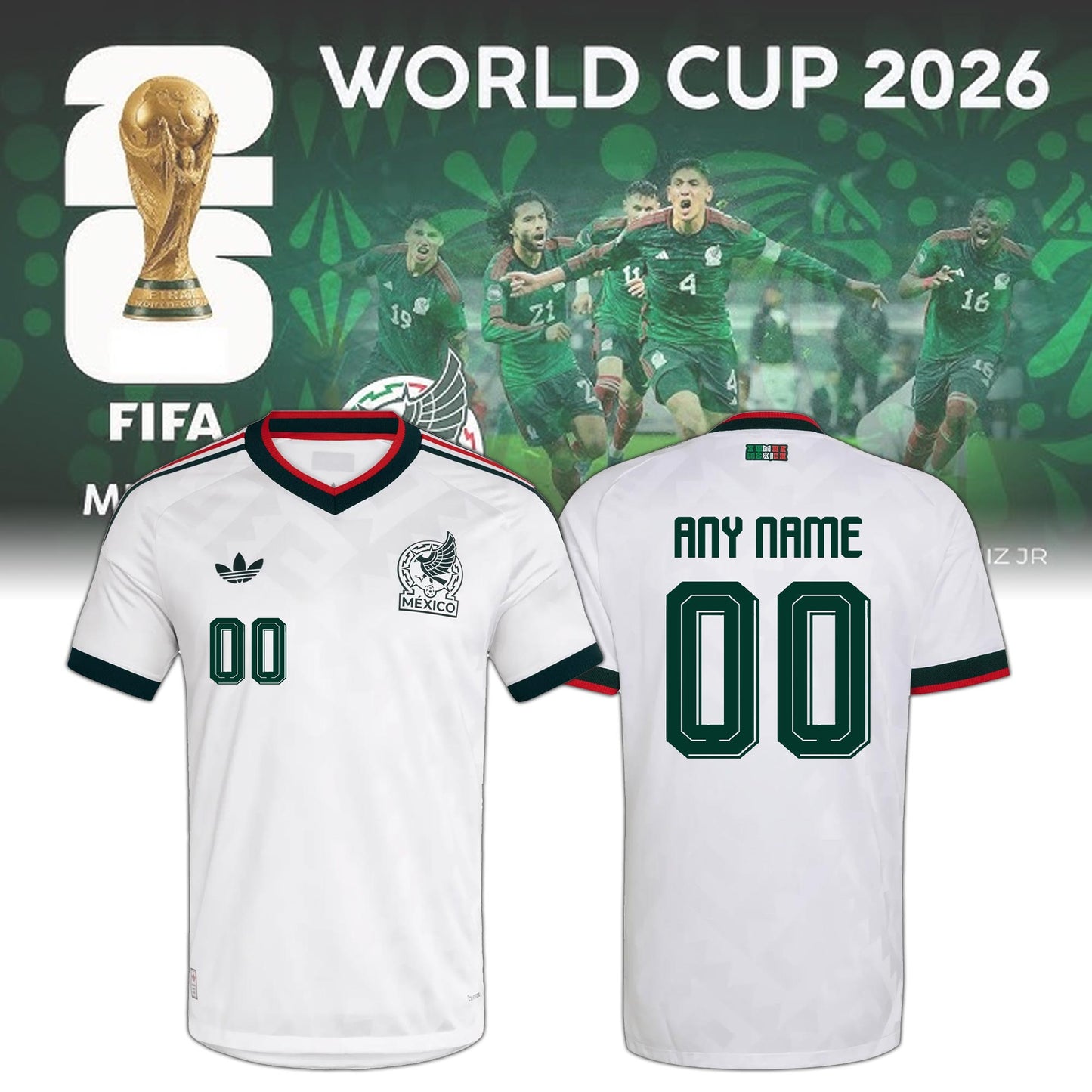 Mexican National Soccer Team Special World Cup 26 Away jersey