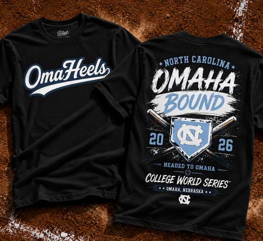 OmaHeels -  Headed to Omaha - 2026 NCAA Baseball Men's College World Series T-Shirt