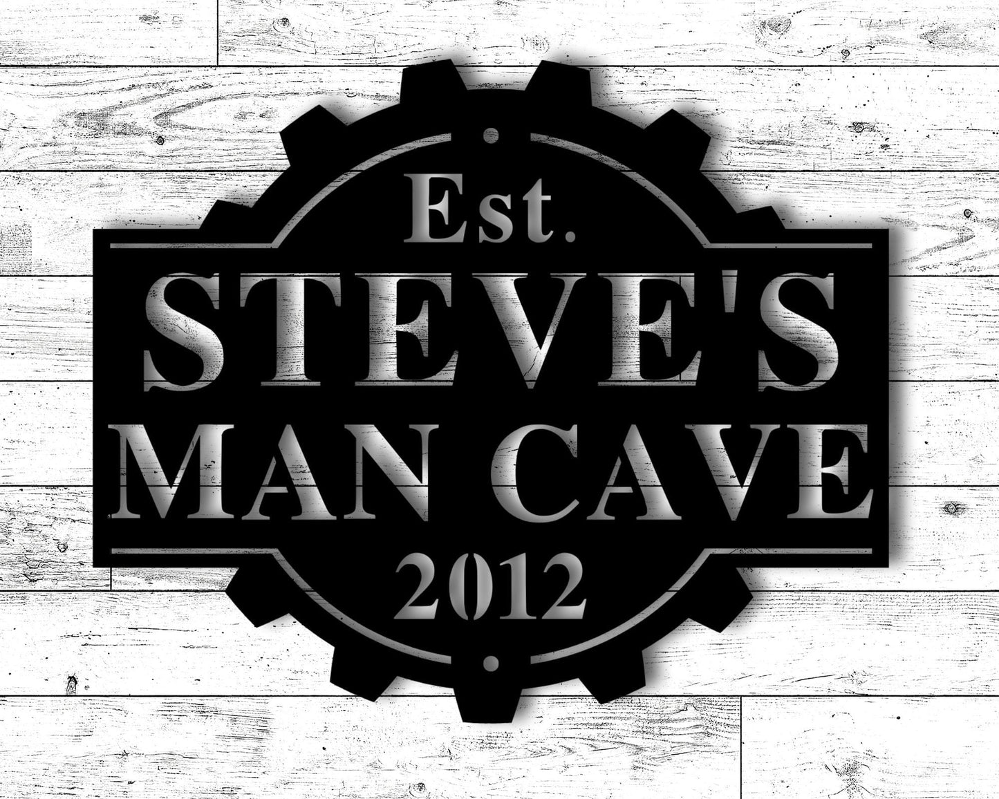 Personalized Fathers Day Gift, Mancave Sign, Dad Sign Personalized, Garage Sign for Dad, Custom Metal Sign, Personalized Metal Sign for Men1