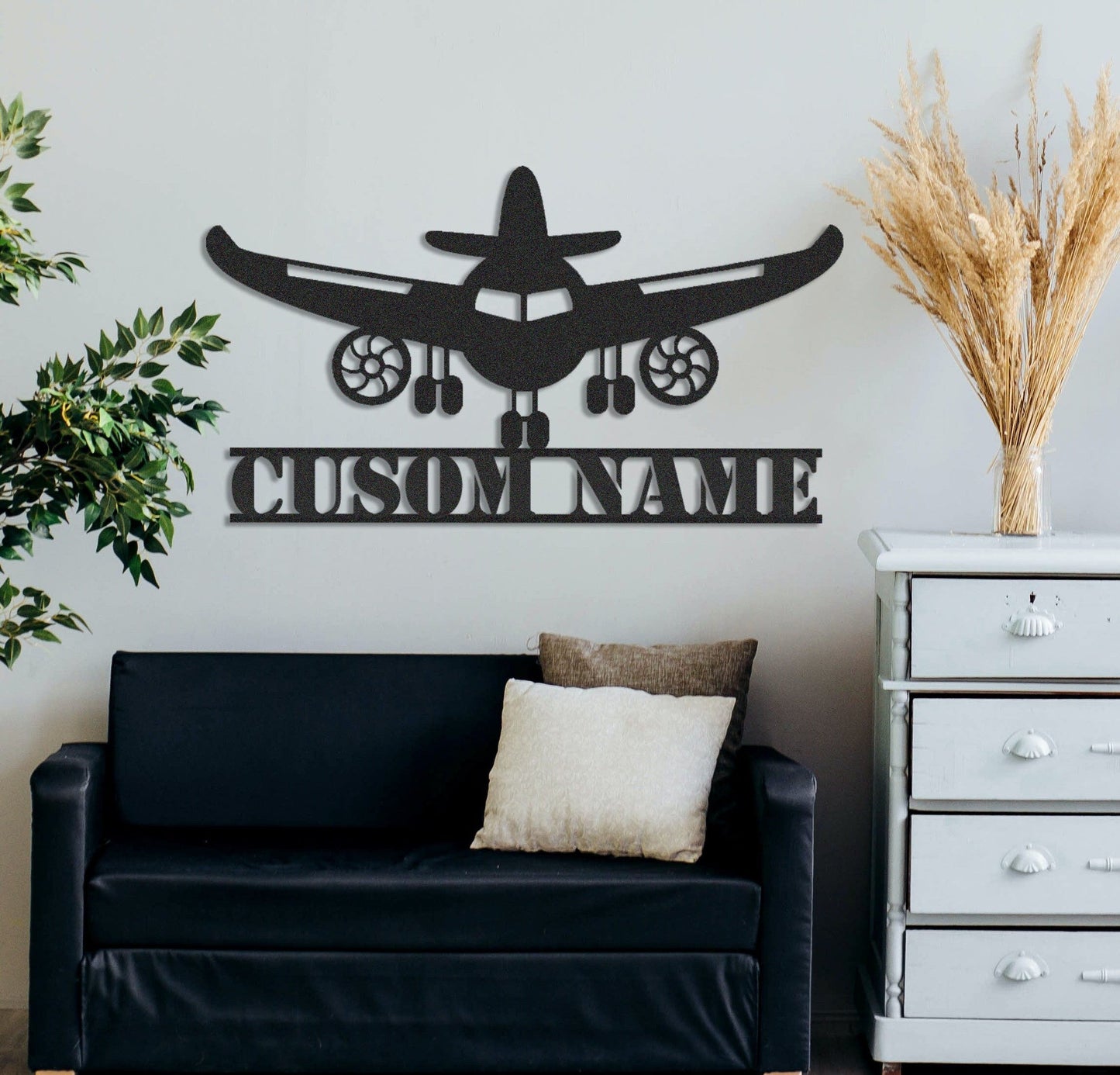 Custom Airplane Metal Sign,Personalized Pilot Wall Art for Room Decor,Aircraft Metal Sign,Pilot Name Sign,Air plane Metal Decor