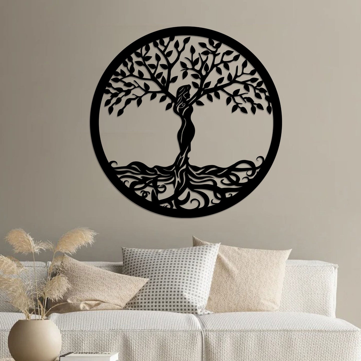 Tree Of Life Metal Wall Art With Led Lights, Tree Of Life Decor, Housewarming Gift, Yoga Room Decor, Christmas Gift Mom Gift For Grandma Mom