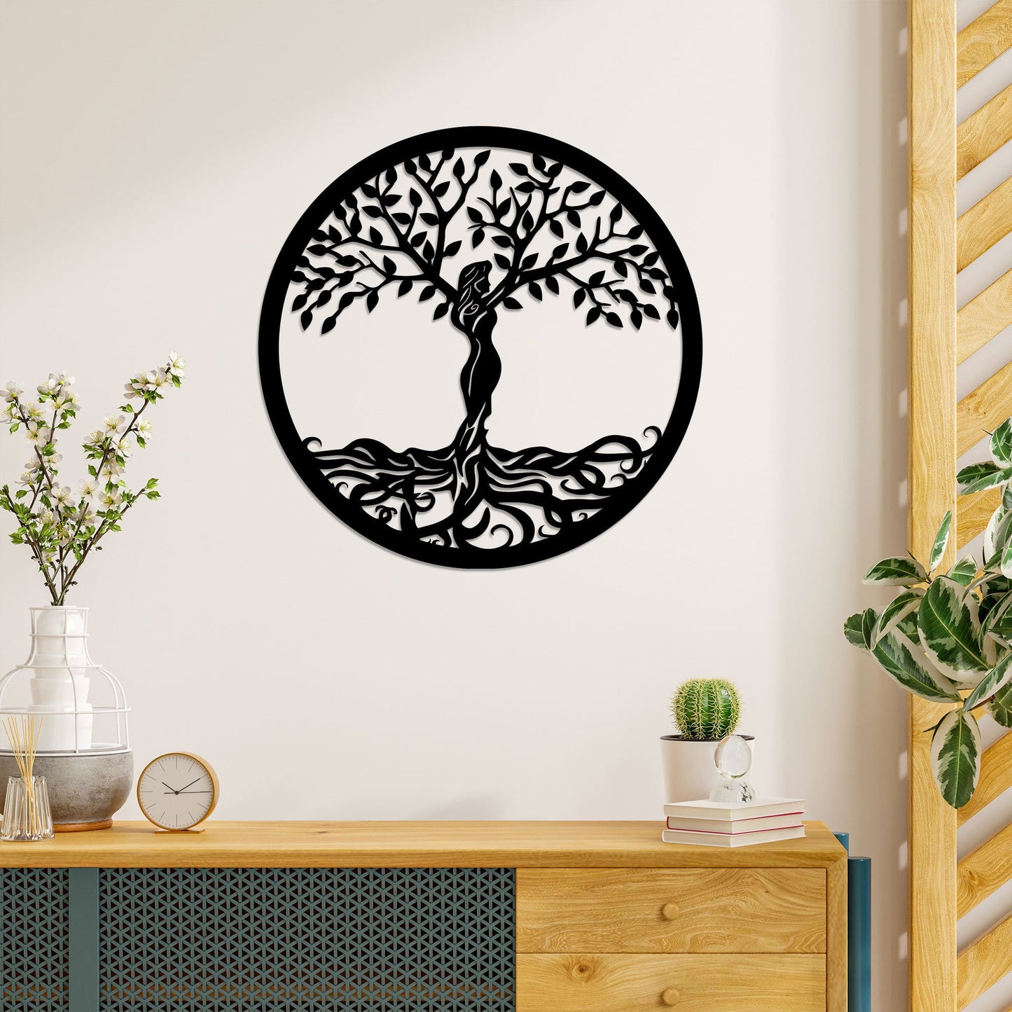 Tree Of Life Metal Wall Art With Led Lights, Tree Of Life Decor, Housewarming Gift, Yoga Room Decor, Christmas Gift Mom Gift For Grandma Mom